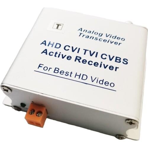 NCHTEK DC/AC 12-24V CCTV Security Camera 1CH Active Transmitter UTP Twisted BNC Video Balun