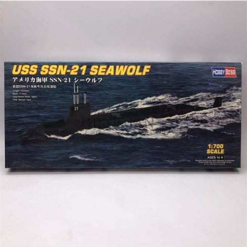 USA Navy USS SSN-21 SEAWOLF Nuclear Attack Submarine 1/700 Scale Plastic Assemble Model Kit HOBBY BOSS