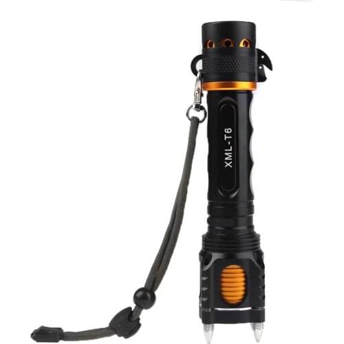 Tactical Pen/flashligh Self Defense Multifunction Cree-T6 Flashlight Outdoor Survival Torch self-defense Tool