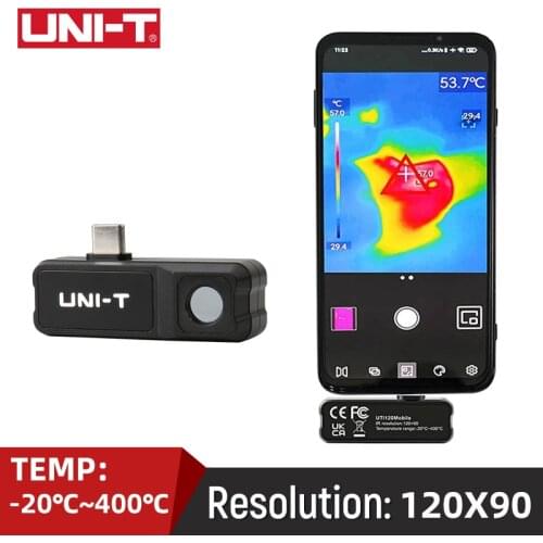 UNI-T Thermal Imager PCB Circuit Heating Pipe Industrial Detection Infrared Thermal Imaging Camera for Android Type C Phone