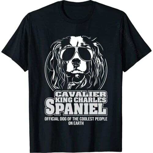 Funny Cool Cavalier King Charles Spaniel Cotton Boy Tshirts Design Tees Rife Design