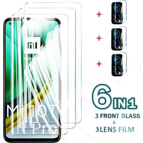 Tempered Glass for Xiaomi 10t Pro Case Full Camera Screen Protectors Lens Cover for Xiao Mi Xiomi Xiami 10tPro 5G Phone Cases