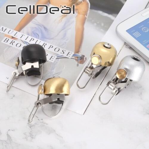 Classical Retro Stainless Bicycle Bell Cycling Handlebar Bell Horn Crisp Sound Safety Warning Alarm MTB Road Bicycle Accessories