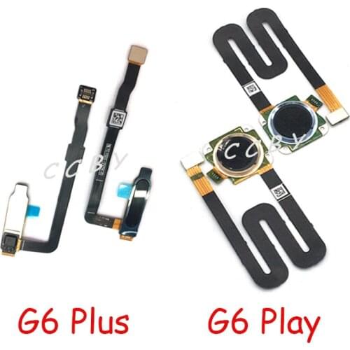 10pcs Fingerprint Reader Touch ID Sensor Return Key Home Button Flex Cable For Motorola Moto G6 G6 Plus G6 Play