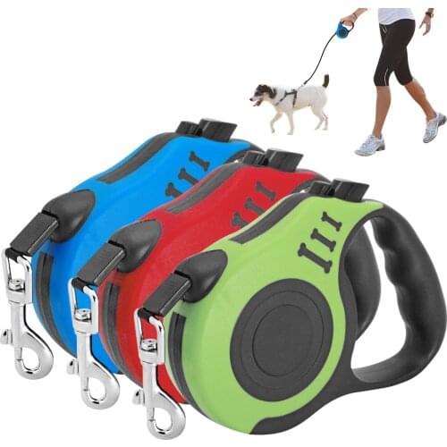 Retractable Dog Leash Automatic 3M/5M Flexible Dog Puppy Traction Rope Belt Extending Dog Lead for Small Large Dogs Pet Product