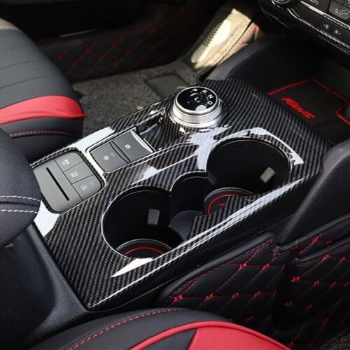 For Ford Focus MK4 2019 2020 Carbon Fiber Style ABS Gear Box Panel Sticker Cover Car Styling Auto Part Accessories Interior Trim