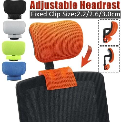 Ergonomic Adjustable Mesh Headrest For Office Chair Head Neck Support Protection Pillow Chair Headrest Sleeping Cushion