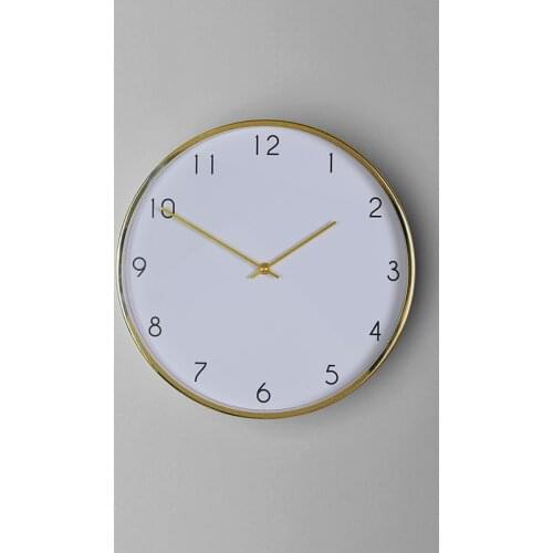 Simple Modern Design Wall Clock Silent Round Nordic Wall Clock Minimalist Design Living Room Horloge Murale Home Decor JJ60WC