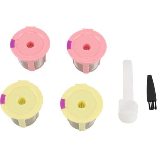 New Refillable Coffee Filter Cup Reusable Coffee Pod Filled Capsule Compatible For Keurig 2.0 1.0 K Cup