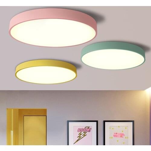Modern LED Ceiling Lights Home Indoor Lighting for Living room Bedroom Dining Room Colorful Childrens Room Ceiling Lamps Lights