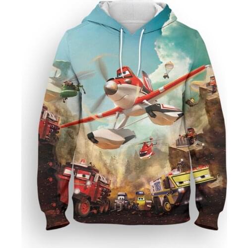 3D Print Planes Boy Girl Kids Hooded Sweatshirts Spring Fashion Mens Hoodies Oversized Harajuku Style Womens Pullovers