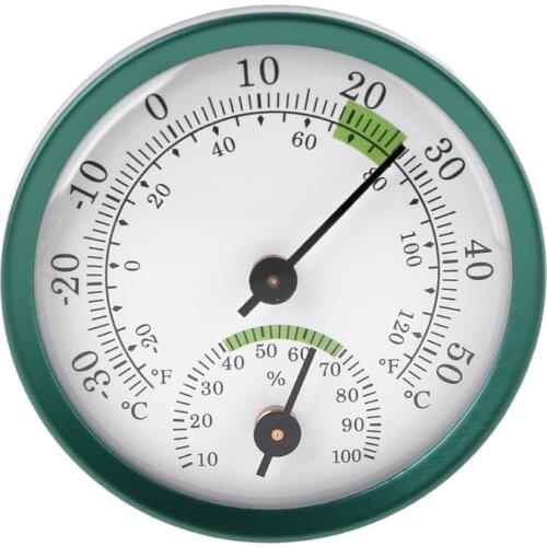 2 In 1 Indoor Thermometer Hygrometer Humidity Temperature Gauge Meter Mechanical D0AC