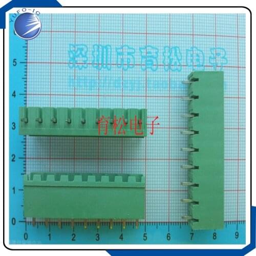 10PCS/LOT Straight pin socket 2EDGK 5.08 9P 300V10A connector plug type connection terminal 10