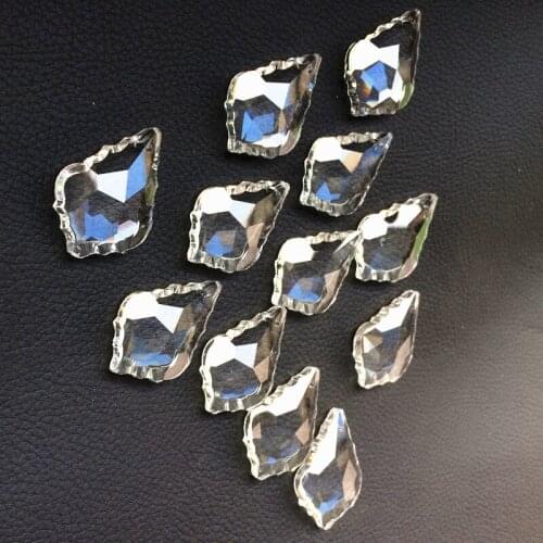 Top 180pcs/lot 38mm Crystal Chandelier Pendants Crystal Curtain Accessories Glass Suncatcher Lighting Parts for Home Decoration