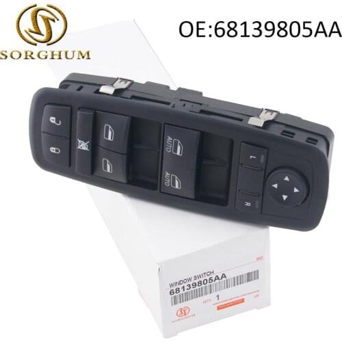 68139805AA Front Left Master Window Switch For 2011-17 Dodge Charger Chrysler 4-DOOR