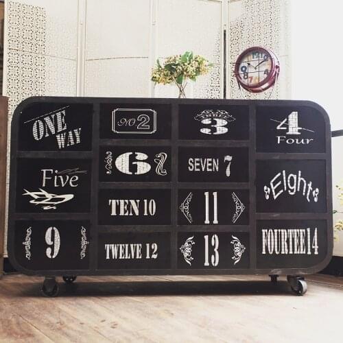 American Country Retro Porch Counter Drawers European Made Old Cabinets Clothing Coffee Shop Reception Desks Decorative Cabinet