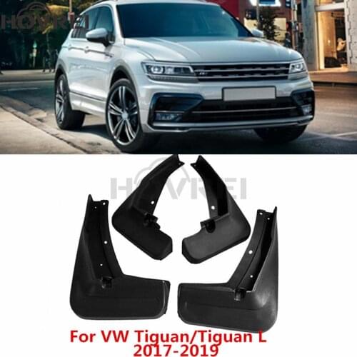 Car Front Rear Mud Flaps Splash Guards Fender Mudguards for VW Tiguan Tiguan L 2017 2018 2019 Mudflaps