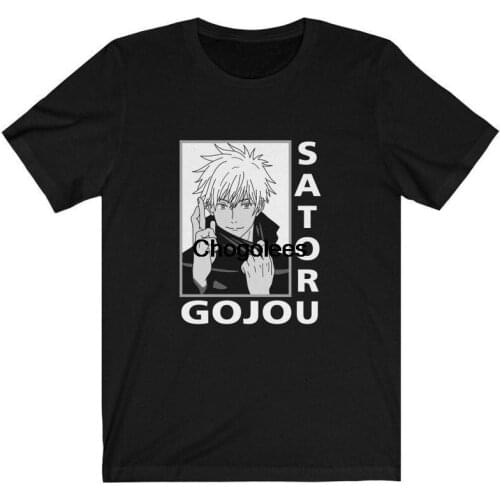 Gojo Satoru t shirt jujutsu kaisen Gojou sensei anime manga tshirt for otaku anime fan