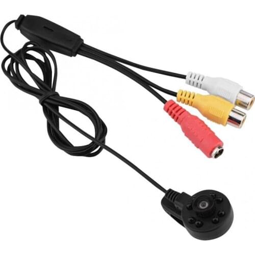 HD 170 Degrees Wide Angle Camera 8 LED IR Night Vision Camera Audio and Video FPV Micro Camera PAL