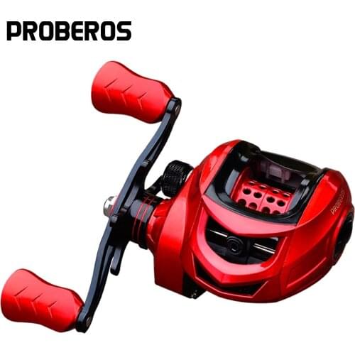 Baitcasting Reel 7.2:1 Gear Ratio Reel Freshwater Aluminum Spool 10 KG Max Drag Fishing Reel 12 Magnetic Brake System