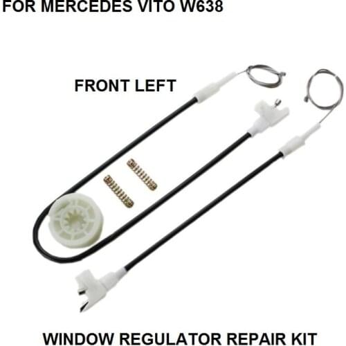 FOR MERCEDES VITO W638 WINDOW REGULATOR REPAIR KIT FRONT LEFT 1996-2003
