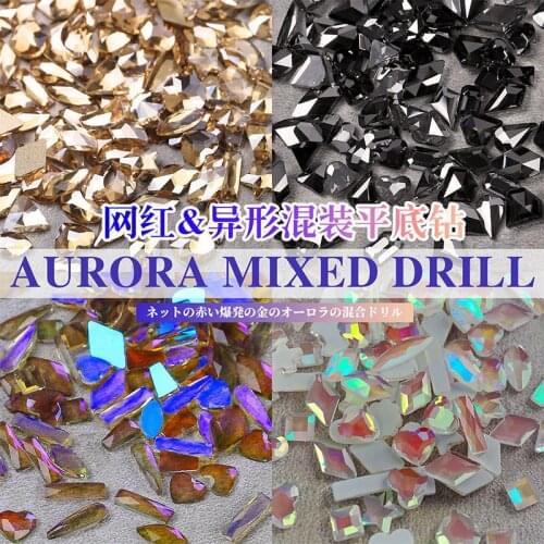 Crystal Rhinestones for Nails Decorations Glitter Rainbow Jewelry Nail Art Diamond Stones Designs Accessories Manicure