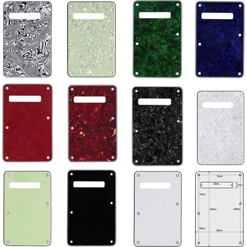 Electric Guitar Strip Cover Scraper Back Plate Tremolo Cavity Cover Suitable For Stratocaster Strat Electric Guitar Accessories