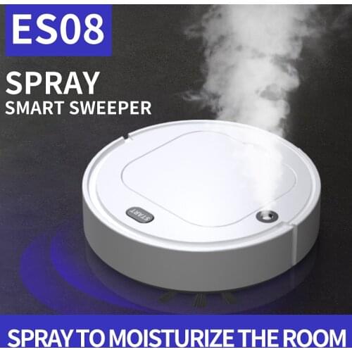 Multi Function Robot Vacuum Cleaner 4-In-1 USB Rechargeable Smart Sweeping Robot Dry Wetspray disinfection Vacuum Cleaner