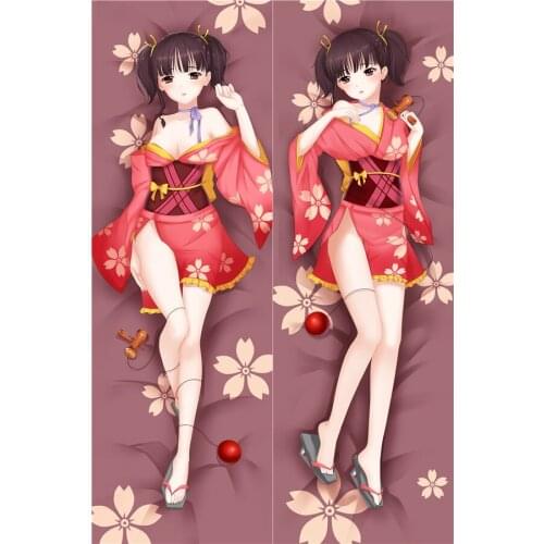 Mumei Japanese Anime Pillow Kabaneri of the Iron Fortress Hugging Body Pillow Cover Pillow Case Bedding Pillowcase Dakimakura