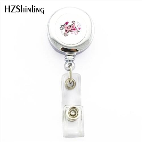 2017 New Obstetrics Nursing Badge Holder OB Nurse ID Holder Doctor Bagde Reel Nurse Logo Photo ID Badge Holder