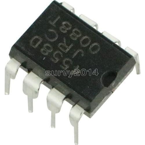 20PCS/Lot IC Chips JRC4558 4558 4558D JRC4558D DIP-8 Original Integrate Circuits