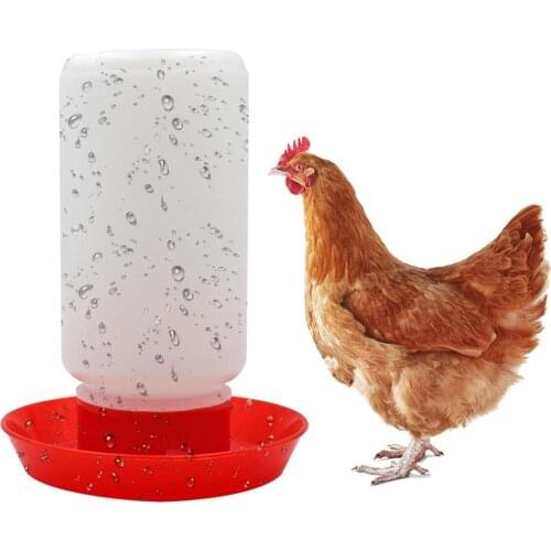 1L Chicken Waterer Automatic Chick Thicken Drinker Cups Poultry Feeders Water Bucket Drinking Fountain Water Bowl Farming Tools