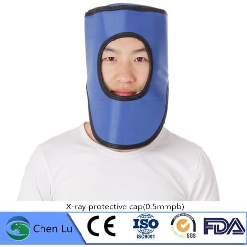 Direct selling x-ray gamma ray radiation protective 0.5mmpb lead cap radiological protection high quality lead one-piece hat
