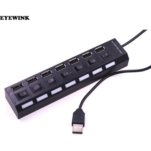 USB splitter drag seven computer converter USB hub multi interface hub 7 Port Expander