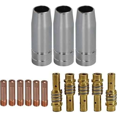 Welding Contact Tip Protection Nozzle Nozzle for Mb15 15Ak Mig Welding Torch Consumables Accessories