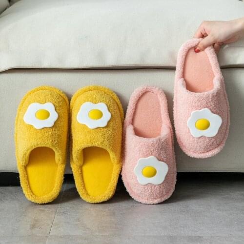 Womens Slippers cute slippers For grils Autumn Winter Soft bottom home slippers short plush Non-slip warm indoor shoes woman