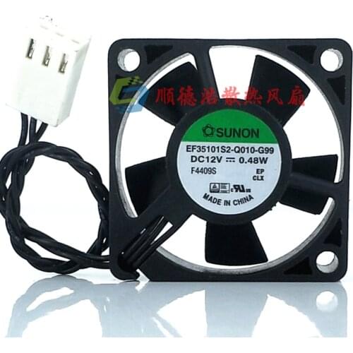 SUNON Cooling Fan EF35101S2-Q010-G99 DC12V 0.48W 3.5CM for ASUS TUF SaberTooth Z87 Cooler Heat Sink PC Laptop