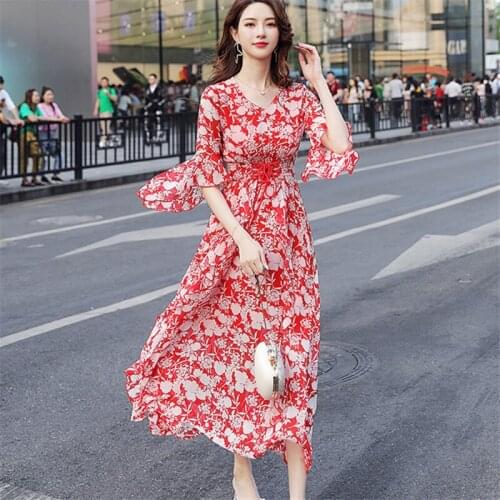 Летние шифоновые платья ZenRoicSea China At AliExpress