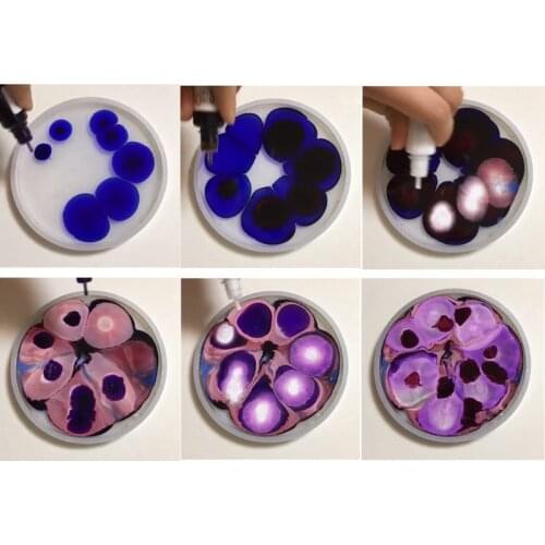 10ML Epoxy Resin Pigment Liquid Colorant Dye Ink Diffusion Resin Jewelry Making E56C