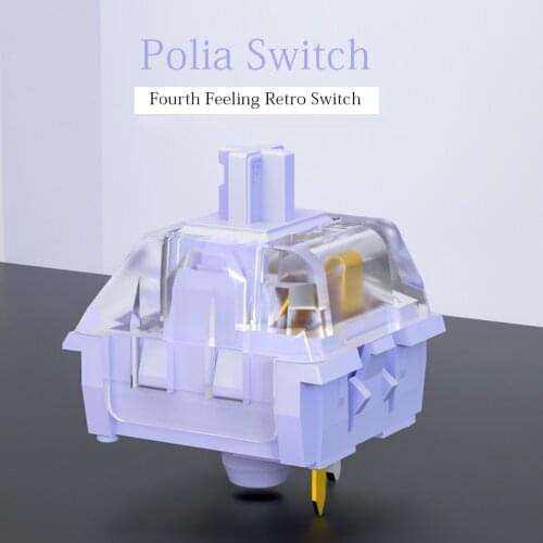 10pcs Kailh Polia switch Game Machine Keyboard diy switch RGB/SMD MX 3pins/5pins Switches advance Tactile handfeeling