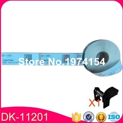 20 Refill Rolls Compatible DK-11201 Label 29mm*90mm Die Cut Compatible for Brother Label Printer White Paper DK11201 DK-1201