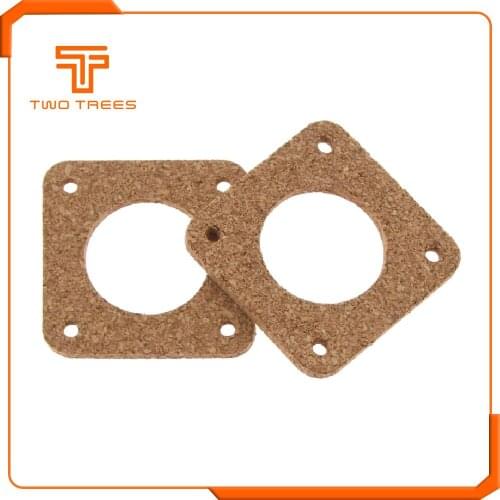 5Pcs Cork Gasket Nema 17 Stepper Damper Nema17 Stepper Motor Damper Reprap Isolator 42 Motor Absorber For 3D Printer Ender 3