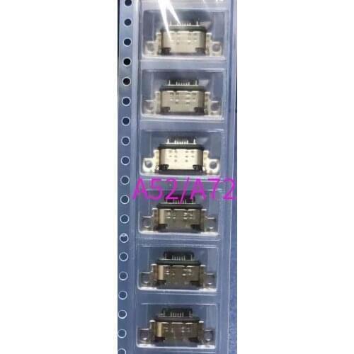 50PCS For Samsung Galaxy A52 A525 A72 A725 USB Charger Charging Dock Connector Port Socket Plug