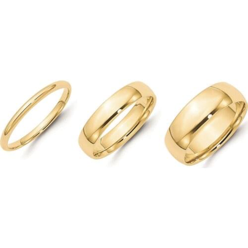 Smooth Plated 18K Bright Gold Ins Minimalist Gold Ring Three-piece Set Copper Ring Jewelry Rings for Women Men
