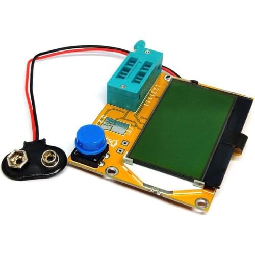 Multifunctional LCR-T4 Backlight LCD Display Transistor Tester Diode Triode Capacitance ESR Meter