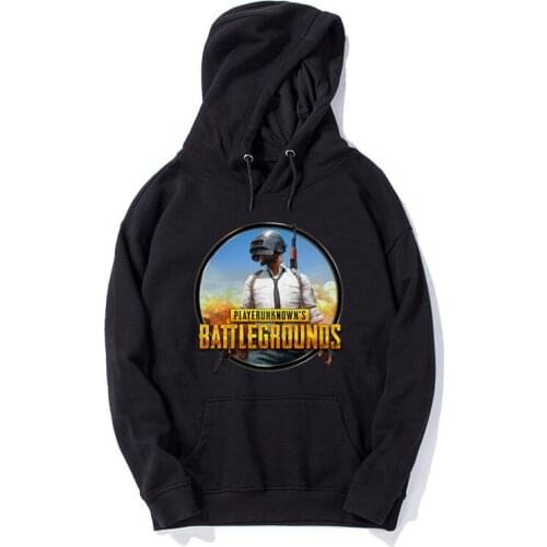 Game Fashion PUBG Hoodie Player Unknowns Battlegrounds Hooded Fleece Sweatshirt Men Winter Casual Pullover Harajuku Streetwear