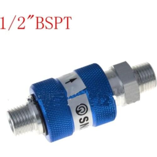 MS-44MM 1/2" BSPT Thread Pneumatic Flow Control Manual Slide Valve male to male