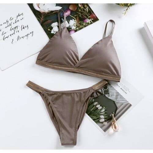 1 Set Lingerie Woman Bra Brief Sets Bralette Active Bras Seamless Wire Free Ice Silk Bras Panties Underwear For Woman BANNIROU