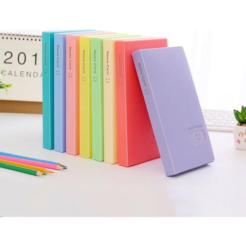 New Portable 120 Pockets Photo Album EXO / GOT7 Lomo Card Photocard Name Card ID Holder Student Office Name Card