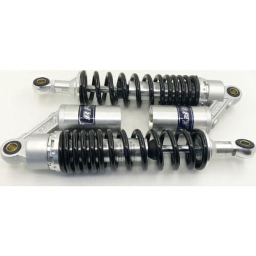 New silver+ Black 340mm 8mm spring motorcycle rear shock absorbers FOR xjr400 cb400 99-11 vtec 92-98 sf Dirt ATV Gokart